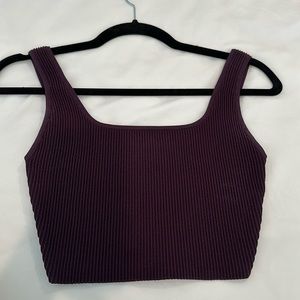 Aritzia sculpt knit top